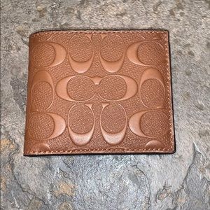 Coach bill fold and wallet